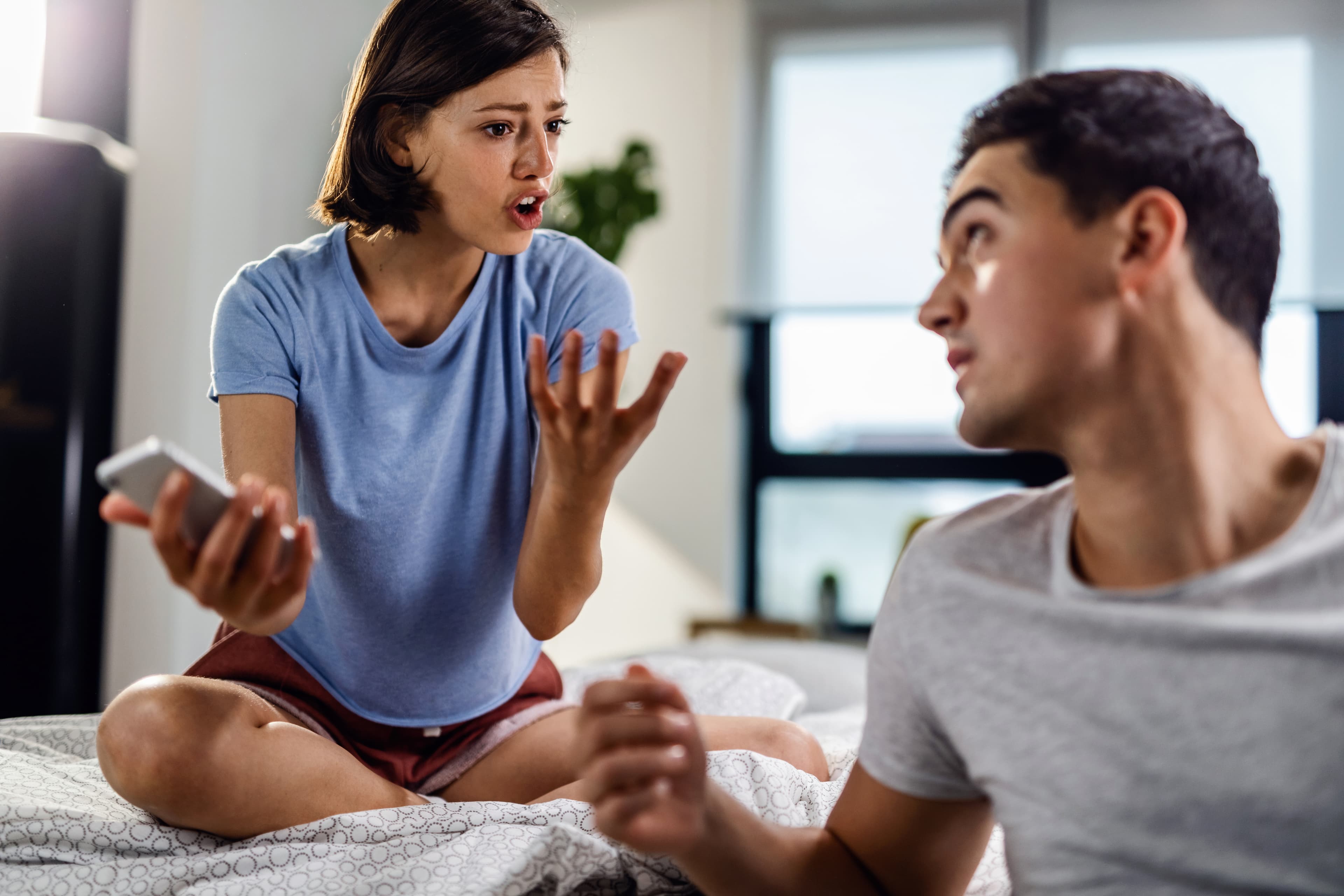Couple having relationship problems
